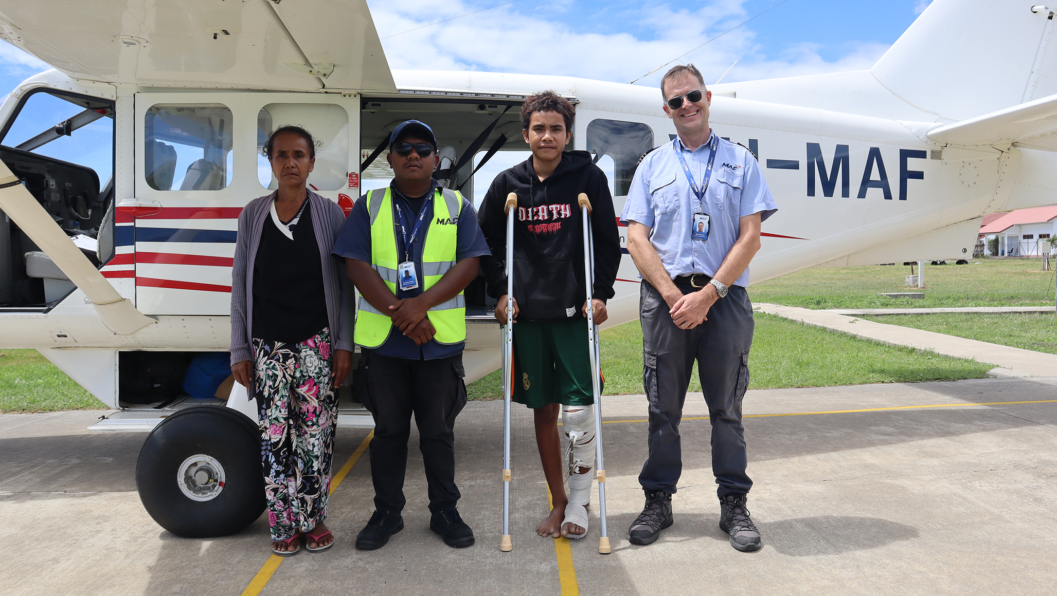 Overcoming barriers: How MAF helps medevac patients return home | Timor ...