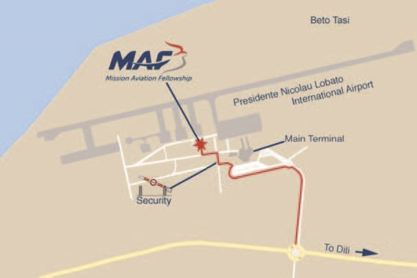 Location of MAF office
