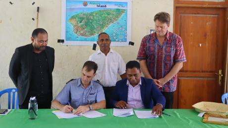 MAF Signing the MoU with ATKOMA