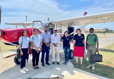 ADRA flying with MAF in Timor-Leste