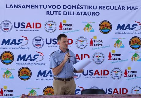 Mr. Nick Hitchins, Pilot and MAF Country Director for Timor-Leste