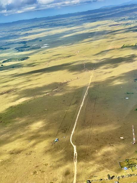 An airstrip viewed from above